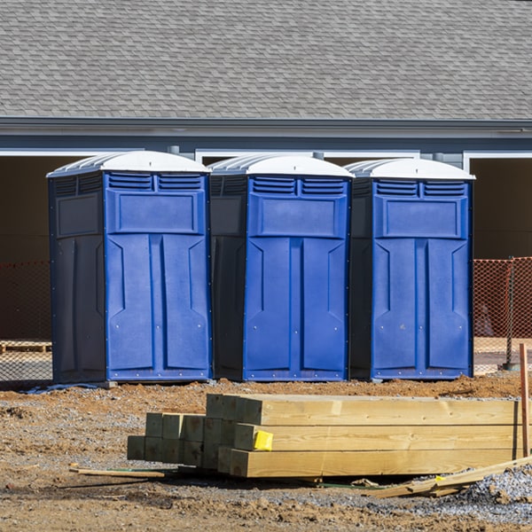 are there any restrictions on where i can place the portable toilets during my rental period in Scottsburg